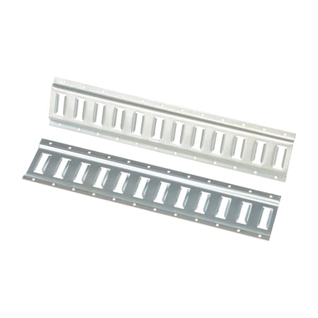 Vestil E-TRACK 2 FOOT ZINC, PK2 E-TRK-2-ZN-2PK